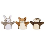 GoKi Hand puppets, squirrel, rabbit and hedgehog