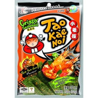 Taokaenoi Crispy Seaweed Tom Yum Goong (Algensnack mit Garnelengeschmack), 32 g
