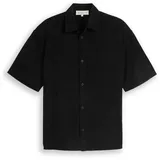 Tom Tailor Kurzarmhemd Schwarz S