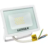 LUXULA Außenstrahler LED 20 W 2000 lm IP65 Weiß