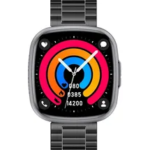 knauermann Neo 2 Eckig 42 mm Schwarz Titanarmband Schwarz