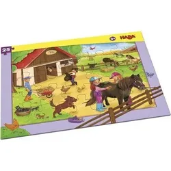 HABA 304654 Rahmenpuzzle Pferdehof