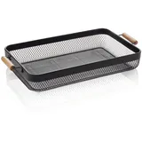Was Korb mit Tragegriff 51 x 26,5 x 7,5 cm schwarz