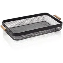 Was Korb mit Tragegriff 51 x 26,5 x 7,5 cm schwarz