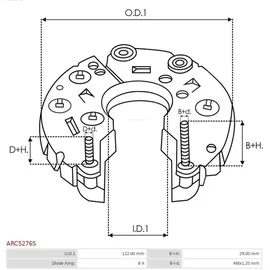 AS-PL Gleichrichter, Lichtmaschine 8A