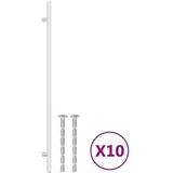 vidaXL Möbelgriffe 10 Stk. Silbern 320 mm Edelstahl