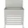 MCW Aluminium Verkleidung für Klimaanlage/Wärmetauscher P94 110x96x43cm Grau/Weiß