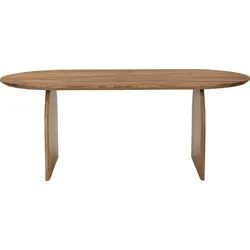 Esstisch SIT "ACACIA WAVE", beige (natur, natur, natur), B:200cm H:76cm T:100cm, Akazie massiv, Tische, mit ausgeprägter Maserung