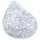 BESTWAY Glitter Dream Air Aufblasbares Sofa - Clear / Glitter - +6 Jahre