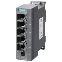 Siemens 6GK50050BA101CA3 SCALANCE X005TS, unmanaged Switch, 5x RJ45, erweiterter Temperaturbereich