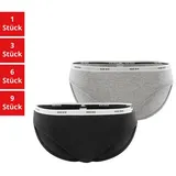 NUR DIE Damen Slip Soft Sportiv 2er Pack