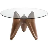 ac angel cerda Esstisch 150 x 75 x 150 cm transparent/braun