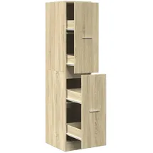 vidaXL Apothekerschrank Sonoma-Eiche 30 x 41 x 144,5 cm Braun