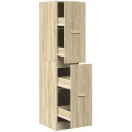 vidaXL Apothekerschrank Sonoma-Eiche 30 x 41 x 144,5 cm Braun