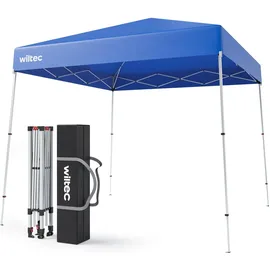 Wiltec Faltpavillon 2,5 x 2,5 m Blau