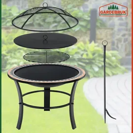 Gardebruk Feuerschale Sevilla Mosaik Stahl Ø76cm