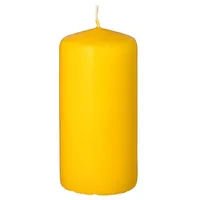 Papstar Stumpenkerze 5 x 10 cm 10 St. goldgelb