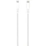 Vivanco Männlich Gerade Lightning auf USB C 0,5 m (Weiß)