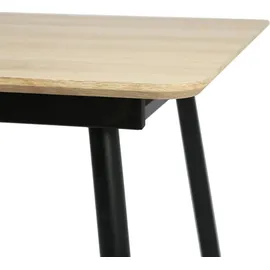 home collective Esstisch ausziehbar 120-160 x 75 x 80 cm Eiche hell