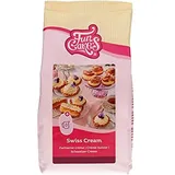 FunCakes Mix für Schweizer Sahne, einfach zu verwenden, lecker zum Füllen von Kuchen, Cupcakes und anderen Leckereien, nur Wasser hinzufügen, Halal. 500 g.