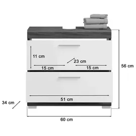 xonox.home Scout 2-tlg. Weiß/Rauchsilber