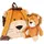Perletti Lenny Lion 25 Cm Rucksack - Orange - One Size
