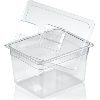 Mahlzeit Sous Vide Garer Wasserbad bis 12 Liter inkl. passendem Deckel, 1/2 GN - Transparent