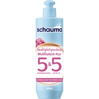 SCHAUMA 5&5 Feuchtigkeitsspendende Multitalent-Kur (300 ml), Haarmaske versorgt das Haar mit Feuchtigkeit, Haarkur bietet Hitzeschutz & Anti-Frizz, für normales bis trockenes Haar