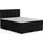 dein schlaf 24 Boxspringbett ROCK 160x200 Velour Schwarz H4 - Schwarz