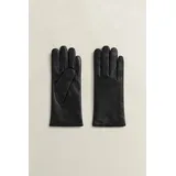 GANT CASHMERE LINED LEATHER GLOVES Schwarz M