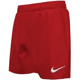 Nike Essential 4" Volley Badeshorts Rot 10-11 Jahre