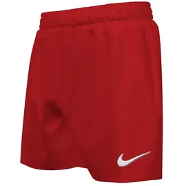 Nike Essential 4" Volley Badeshorts Rot 10-11 Jahre