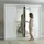 A&J MöbelLand Drehtürenschrank OSLO 200 x 215 x 59,5 cm Weiß