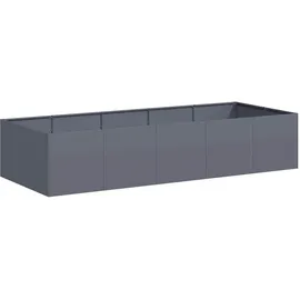 vidaXL Pflanzgefäß 200 x 80 x 40 cm Anthrazit