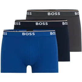 Boss Power Boxershorts 3 Einheiten Open Blue XL