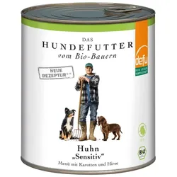 defu Nassfutter Hund Huhn Sensitiv bio 820g