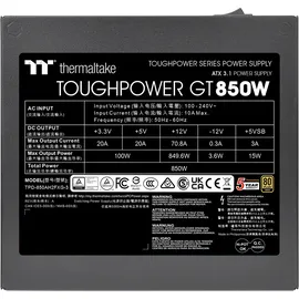 Thermaltake Toughpower GT 850W ATX 3.1 (PS-TPT-0850FNFAGE-3)