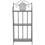 Siena Garden Como Regal 63 x 29 x 142 cm Schwarz