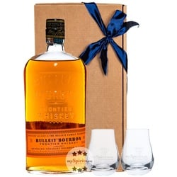 Bulleit Bourbon Whiskey Geschenkset & 2 Gläser