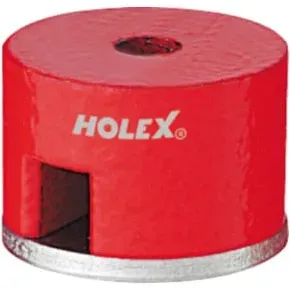 HOLEX Knopf-Magnet mit Schutzplatte 13 mm