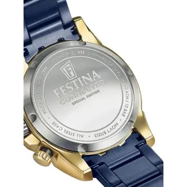 Festina Chrono Bike Connected 45 mm blau/gold