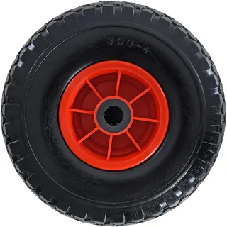 Estexo Sackkarrenrad PU 3.00-4 Reifen Ø 260 mm Vollgummi Sackkarre Nadellager