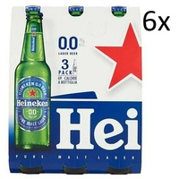 6x Heineken Pure Malt Lager Alkoholfreies Blondes Bier Birra Analcolica 3x33cl