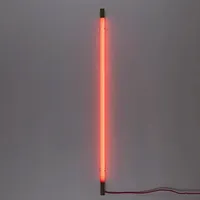 Seletti Linea Gold LED-Wandlampe, rot