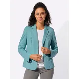 Inspirationen Jerseyblazer INSPIRATIONEN "Jersey-Blazer", Damen, Gr. 36, ozean, 58% Viskose, 36% Polyamid, 6% Elasthan, Blazer