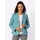 Inspirationen Jerseyblazer INSPIRATIONEN "Jersey-Blazer", Damen, Gr. 36, ozean, 58% Viskose, 36% Polyamid, 6% Elasthan, Blazer