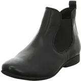 THINK! Damen GUAD2 chromfrei gegerbte nachhaltige Stiefelette, SCHWARZ 39,5