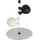 Alessi Lilliput  Salz-/Pfefferstreuer schwarz / weiß