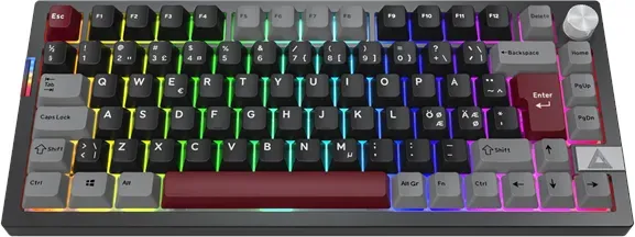 Mkey PRO 75% - Darkness - Gaming Tastaturen - Nordisch - Schwarz