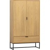 Woood »Silas«, 2-türiger Schrank, eine Schublade, H 149 cm x B 85 cm